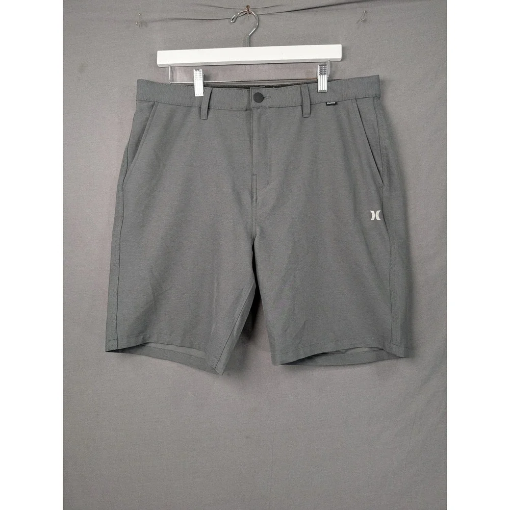 Hurley Dri-FIT Walkshorts Mens 36 Gray Hybrid Chino Shorts 923862